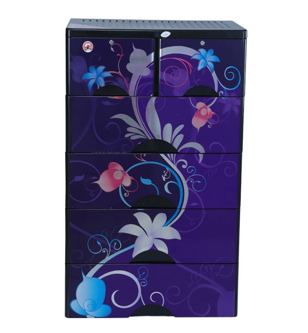 RFL Wardrobe Double 5D KD Elegant Silver