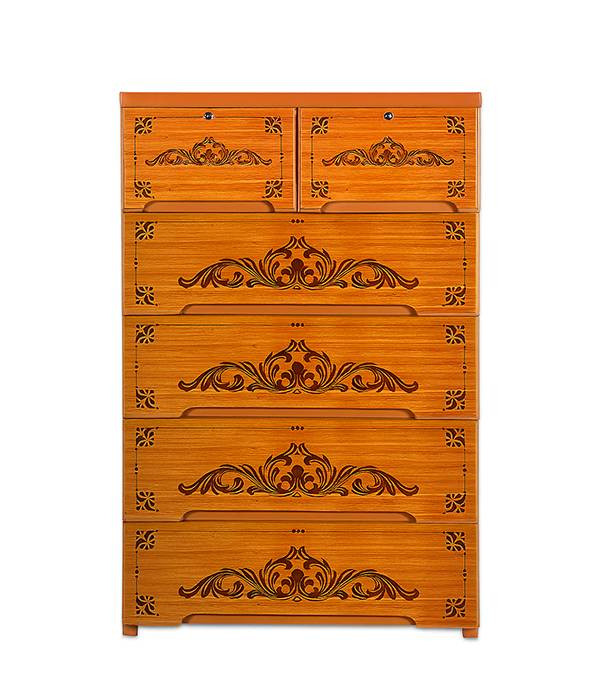 Classic Wardrobe Double 5D Woodish -TEL