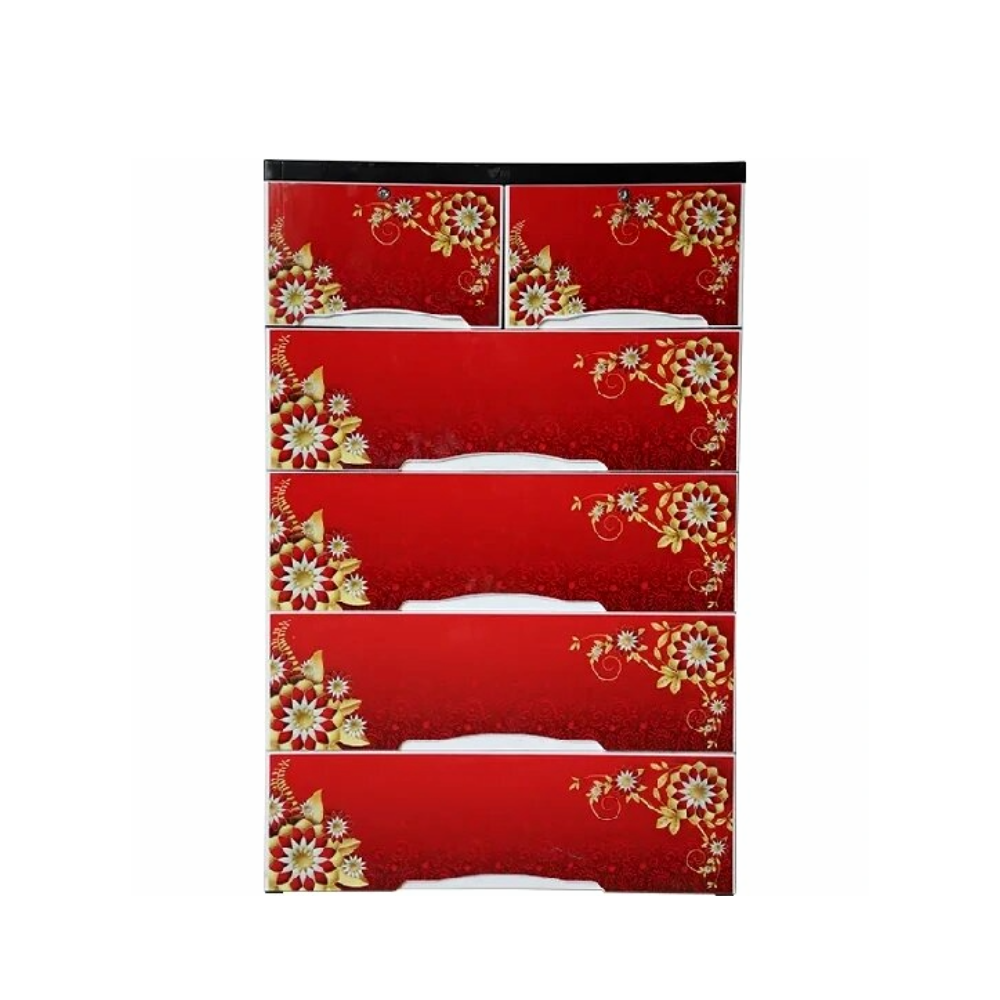 Wardrobe HD Print 5D WD - Red Flower-TEL