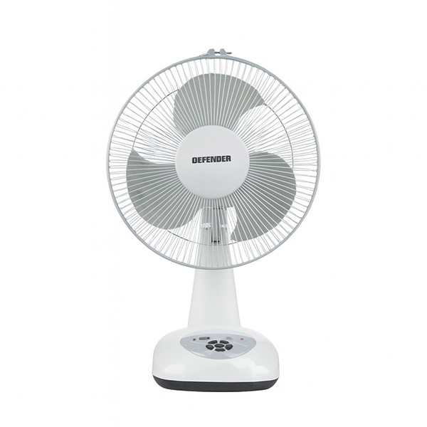 Defender OSK-2916 Rechargeable Table Fan White -16 Inch