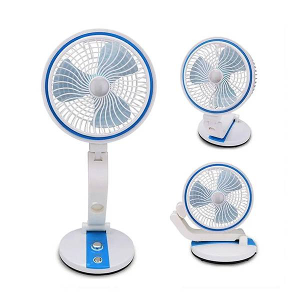 USB Rechargeable Folding Fan with LED Light (any color) – LR-2018