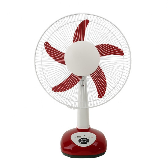 Defender OSK-2916 Rechargeable Table Fan Maroon-16 Inch