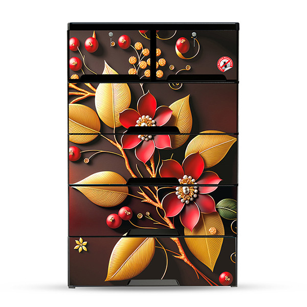 RFL Wardrobe Double 5D KD Deluxe- Red Love