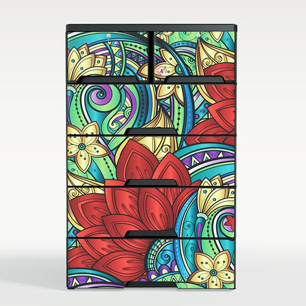 RFL Wardrobe Double 5D KD Deluxe- Illusion