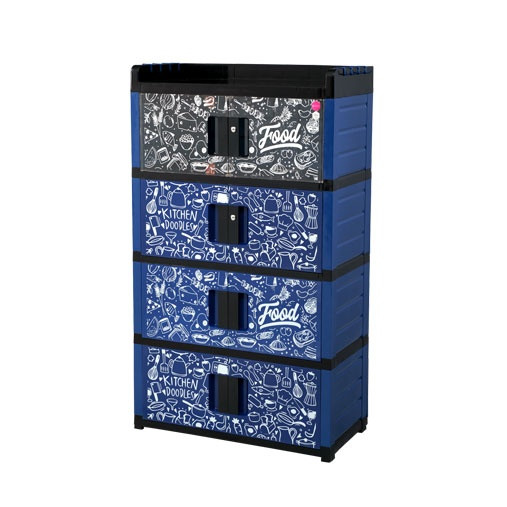 Kitchen Master 4 Step Foodiz Blue