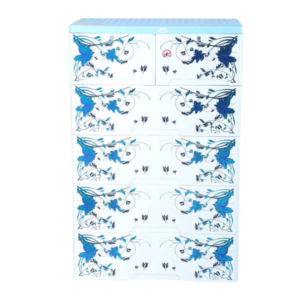 RFL Wardrobe Double 5D KD Deluxe Blue