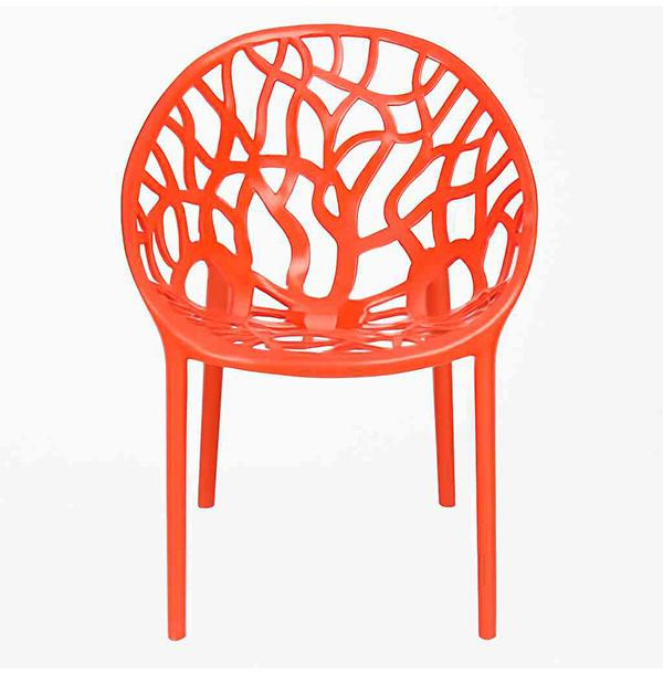 Stylee Ventral Arm Chair Orange