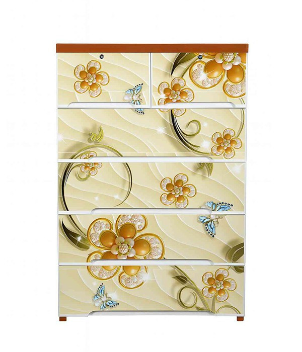 Elite Wardrobe Double-5D Pearl Wood-TEL