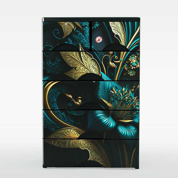 RFL Wardrobe Double 5D KD Elegant- Nilima