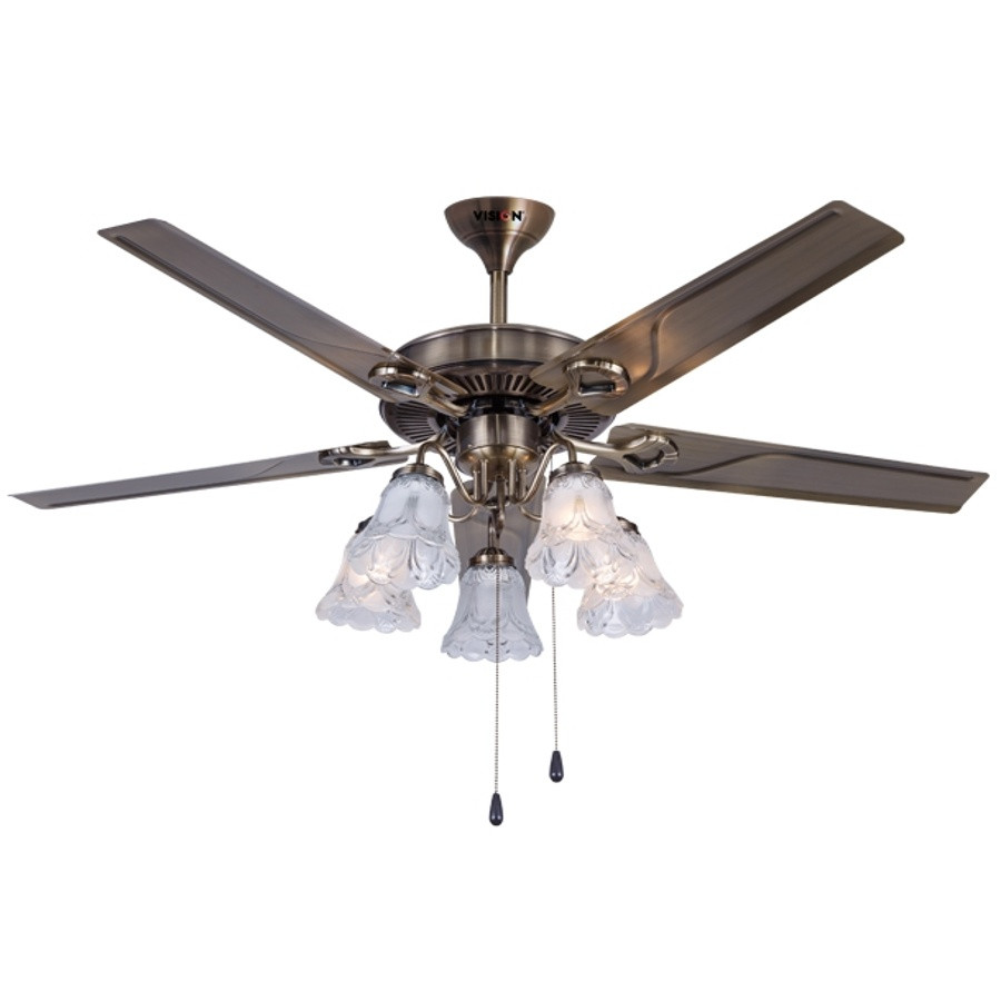 VISION Elite Ceiling Fan 51'' 5 Blade Decorative